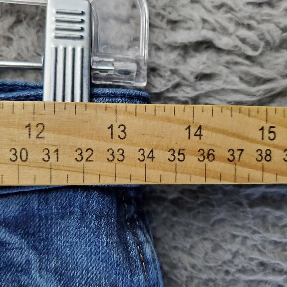 Wrangler Jeans Womens Size 12 Blue Slim Boot Retro Stretch Denim Casual - Picture 6 of 12